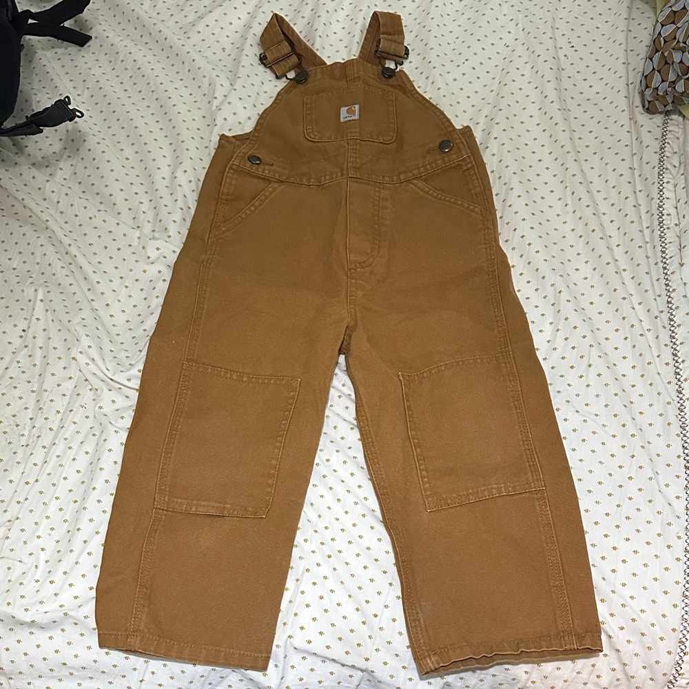 Carhartt Kids Tan Overalls - Worn Once - 3T